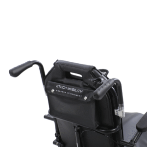 Etech Mobility Attendant Push Handles – Detachable Push Handles for Electric Wheelchairs