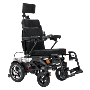 EtechMobility TRS – Lightweight Foldable Electric Wheelchair with Tilt-in-Space & Reclining Backrest (40kg)