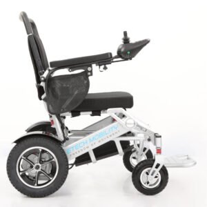 Refurbished Freedom Elite in Silver | Grade A Lightweight Folding Electric Wheelchair