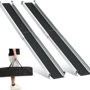 Telescopic Channel Ramps For Wheelchairs Pair - 7ft/2.1m